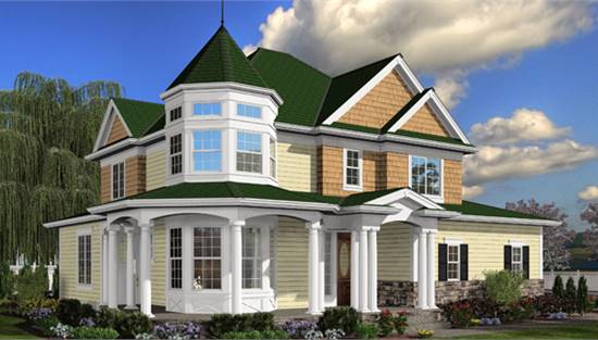 image of small victorian house plan 3289